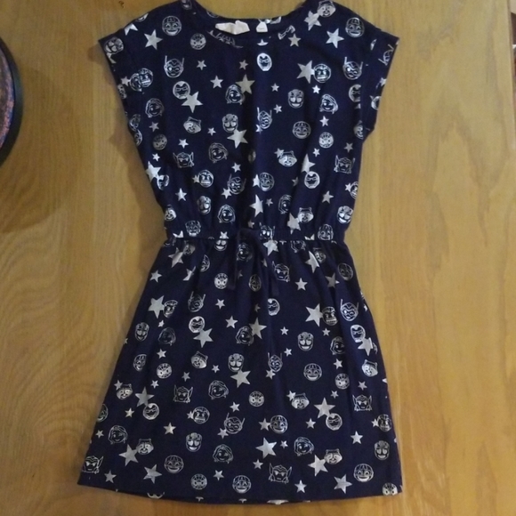 GAP Kids Marvel Comic Navy Blue Cotton Dress - 10